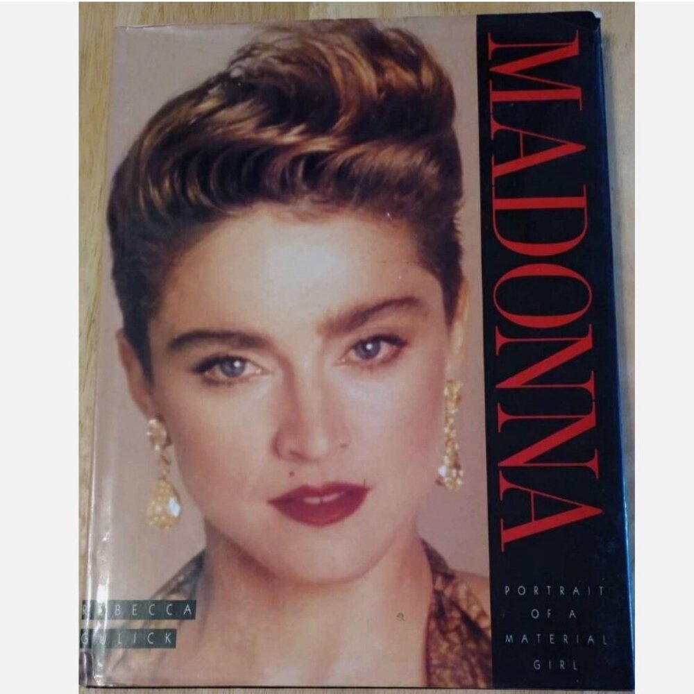 MADONNA portrait of a material girl HARDCOVER book Rebecca Gulick Hong Kong
